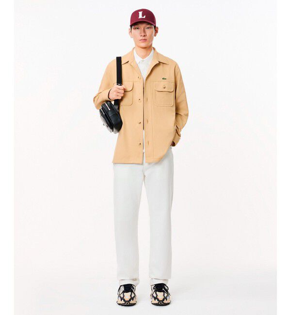 LACOSTE「レーヨンブレンドヘビーウェイトミリタリーシャツ」|シャツ・ブラウス|