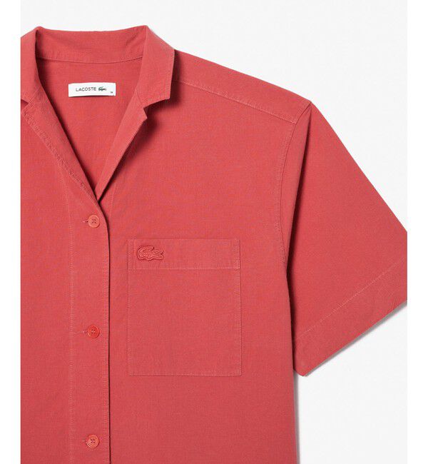 LACOSTE「ボックスシルエットオープンカラーシャツ」|シャツ・ブラウス|