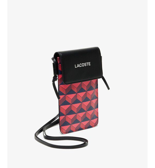 LACOSTE「ロバート・ジョージ テキスタイルスマホポーチ」|モバイルケース|