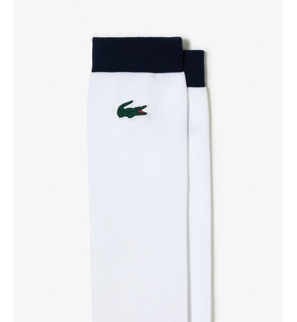 LACOSTE「バイカラーロングゴルフソックス」|ソックス|