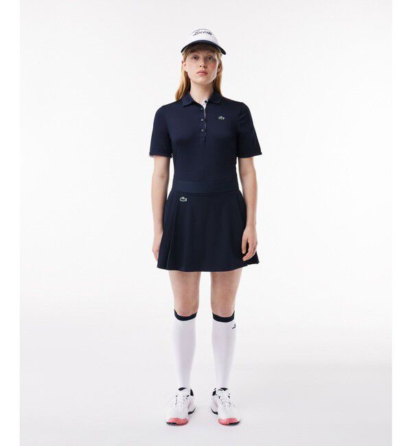 LACOSTE「ウルトラドライ仕様ストレッチゴルフポロシャツ (半袖)」|ポロシャツ|