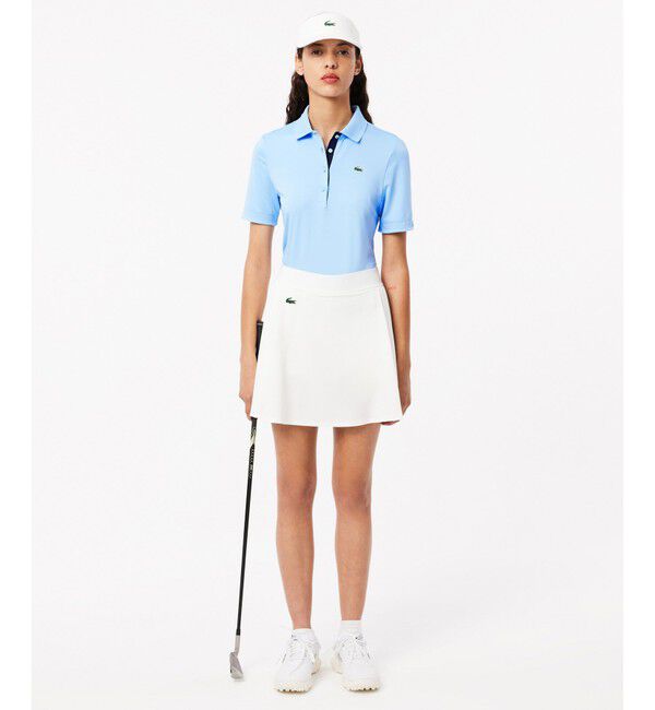 LACOSTE「ウルトラドライ仕様ストレッチゴルフポロシャツ (半袖)」|ポロシャツ|