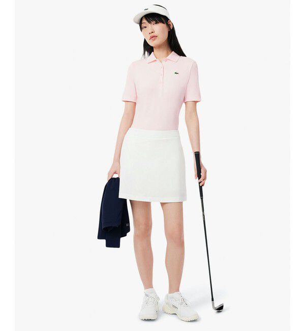 LACOSTE「ウルトラドライ仕様ストレッチゴルフポロシャツ (半袖)」|ポロシャツ|