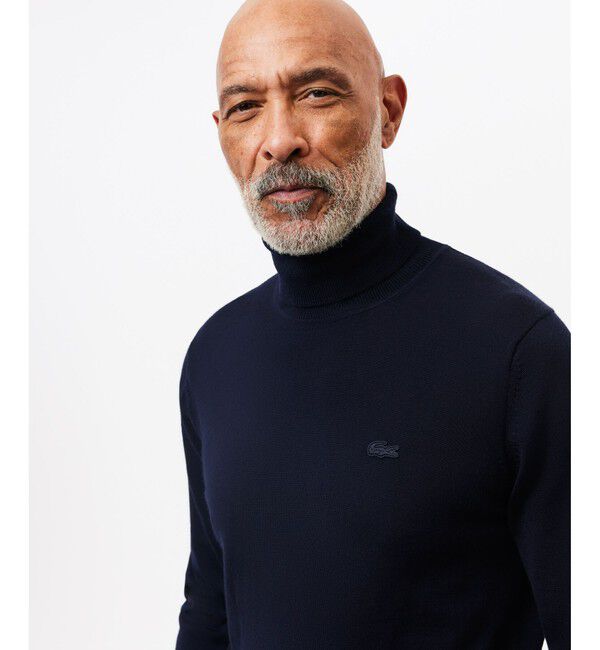 LACOSTE「メリノウールタートルネックセーター」|ニット・セーター|