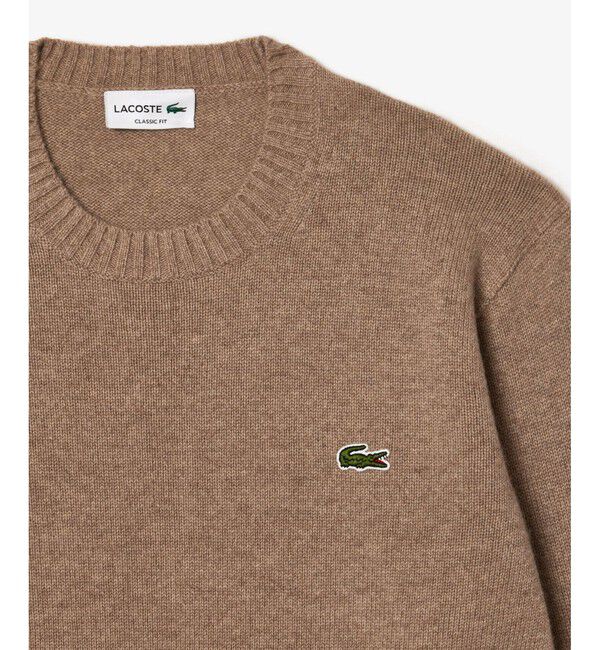 LACOSTE「エッセンシャルカシミヤニットセーター / 3Dシームレスニット」|ニット・セーター|