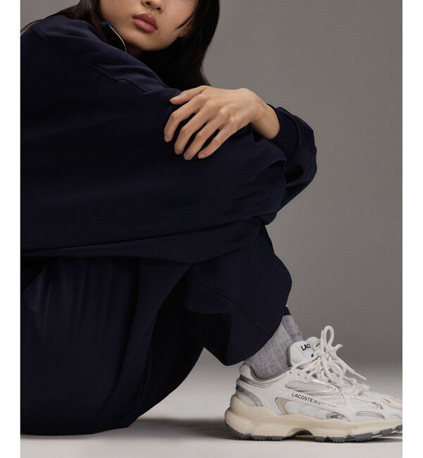 LACOSTE「ウィメンズ L003 2K24 224 1 SFA」|スニーカー|ホワイト&times;グレー