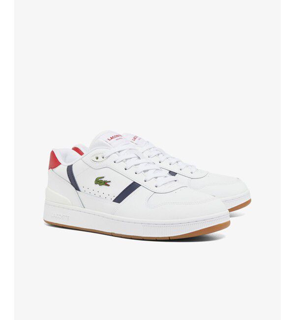 LACOSTE「メンズ T-CLIP SET 224 8 SMA」|スニーカー|ホワイト