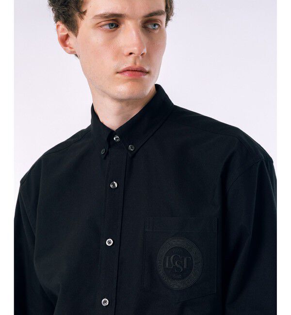 LACOSTE「ヘビーウェイト オーバーサイズ ウォッシュドオックスフォードBD長袖シャツ」|シャツ・ブラウス|