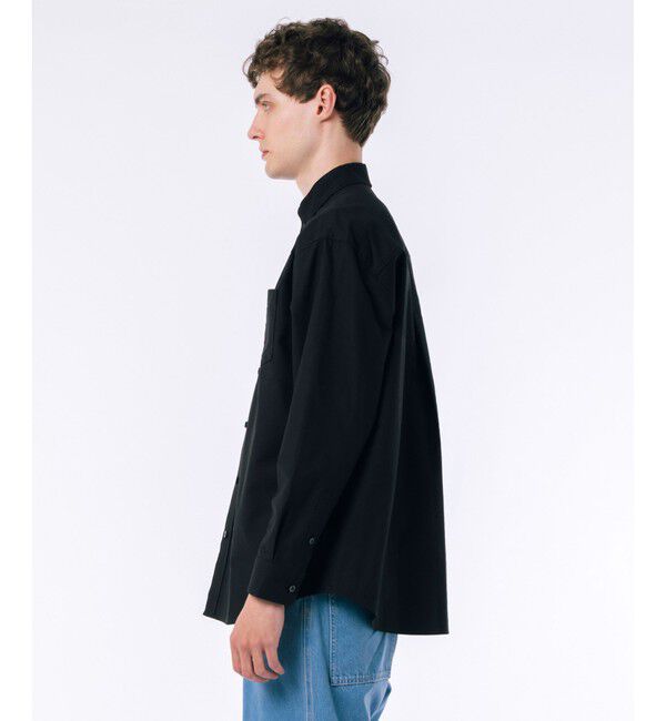 LACOSTE「ヘビーウェイト オーバーサイズ ウォッシュドオックスフォードBD長袖シャツ」|シャツ・ブラウス|