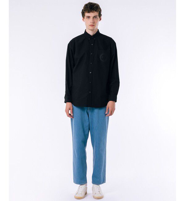 LACOSTE「ヘビーウェイト オーバーサイズ ウォッシュドオックスフォードBD長袖シャツ」|シャツ・ブラウス|