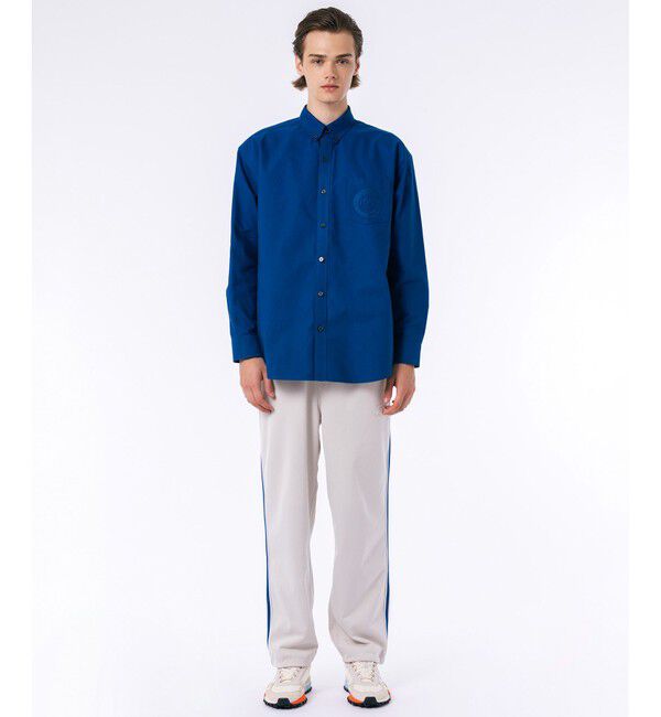 LACOSTE「ヘビーウェイト オーバーサイズ ウォッシュドオックスフォードBD長袖シャツ」|シャツ・ブラウス|