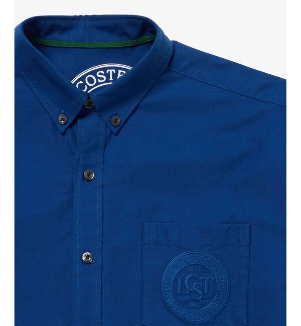 LACOSTE「ヘビーウェイト オーバーサイズ ウォッシュドオックスフォードBD長袖シャツ」|シャツ・ブラウス|