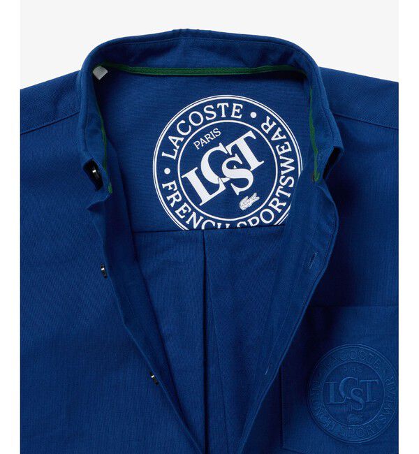 LACOSTE「ヘビーウェイト オーバーサイズ ウォッシュドオックスフォードBD長袖シャツ」|シャツ・ブラウス|