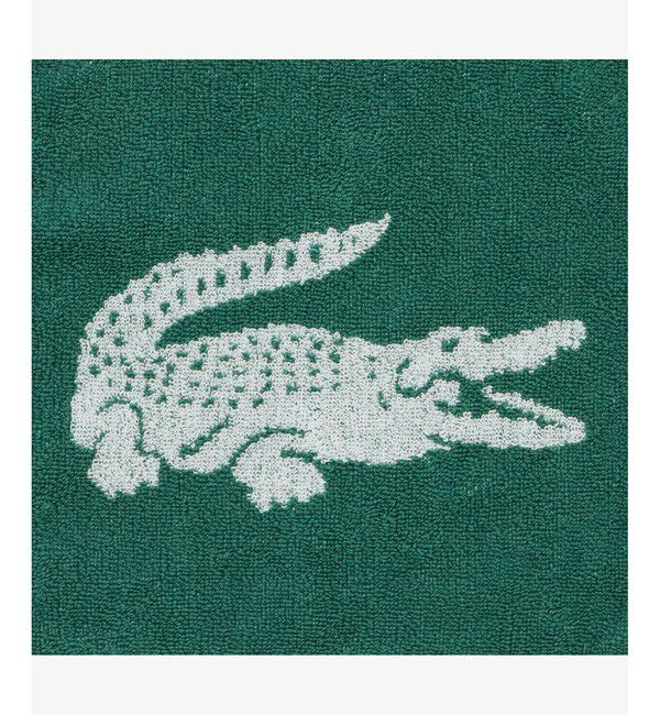 LACOSTE「ワニロゴジャカードハンカチタオル」|タオル|
