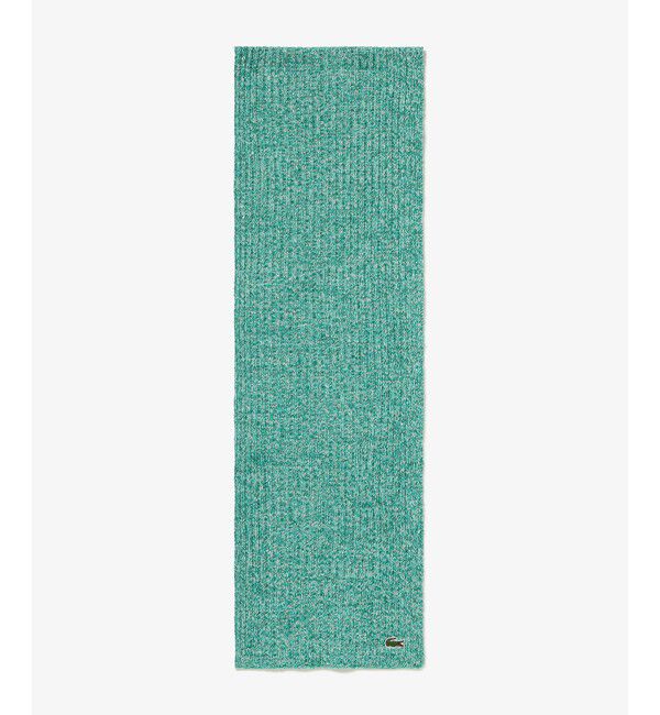 LACOSTE「メランジェニットマフラー」|マフラー|