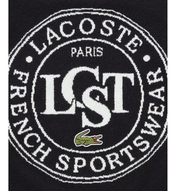 LACOSTE「ナイロン&times;コットン ジャカードグラフィック ニットセーター」|ニット・セーター|