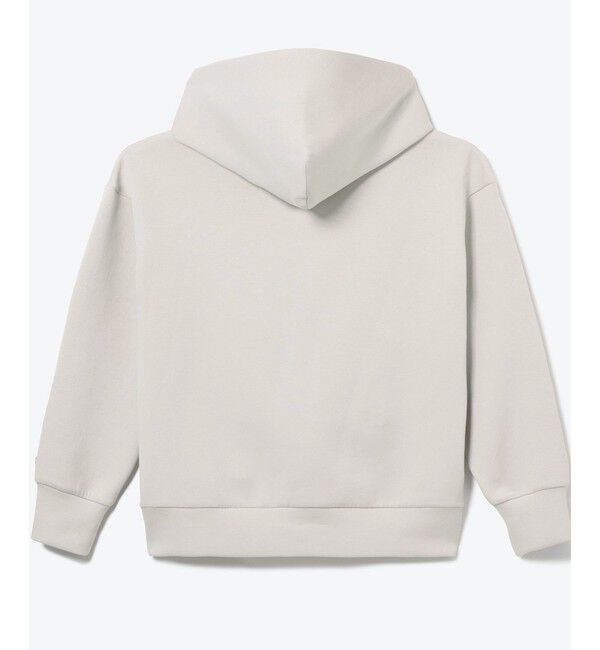 LACOSTE「ブランドネームロゴステッチ クロップド丈 ダブルフェイススウェットフーディー / スウェットパーカー」|パーカー|