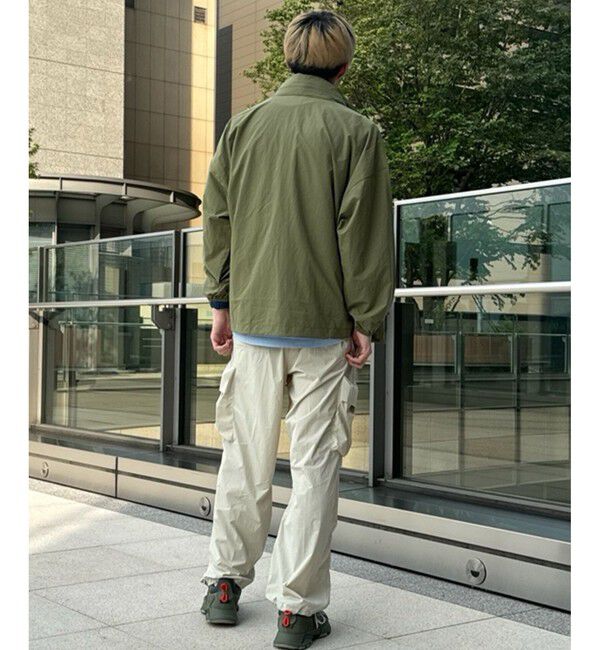 LACOSTE「撥水 防風 ボリュームスリーブ ナイロンジャケット / スタンドジップブルゾン」|その他|