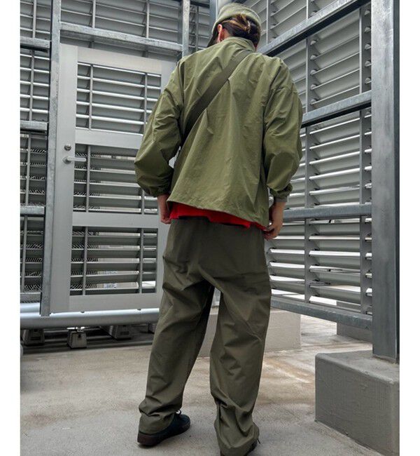 LACOSTE「撥水 防風 ボリュームスリーブ ナイロンジャケット / スタンドジップブルゾン」|その他|