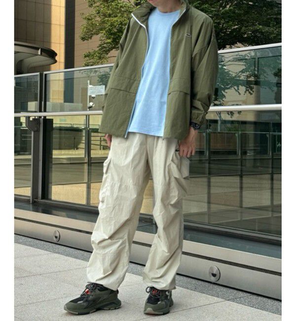 LACOSTE「撥水 防風 ボリュームスリーブ ナイロンジャケット / スタンドジップブルゾン」|その他|