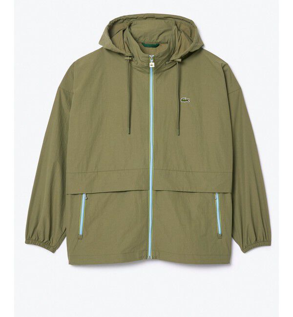 LACOSTE「撥水 防風 ボリュームスリーブ ナイロンジャケット / スタンドジップブルゾン」|その他|