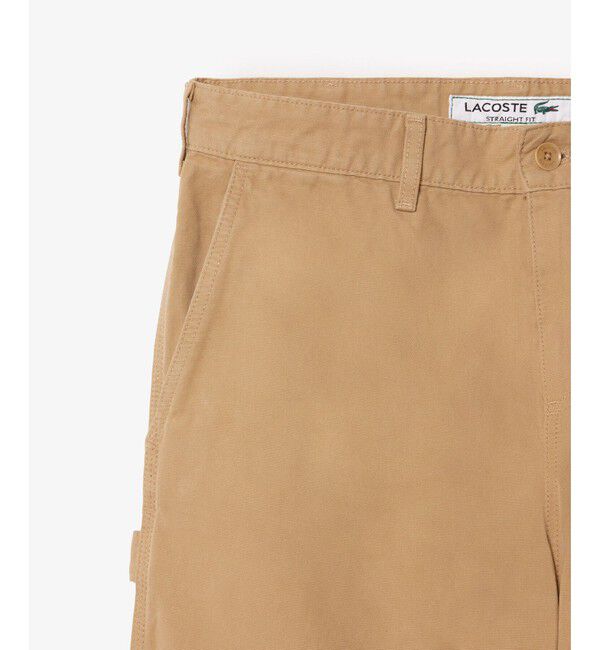 LACOSTE「ウォッシュドペインターパンツ」|デニム|