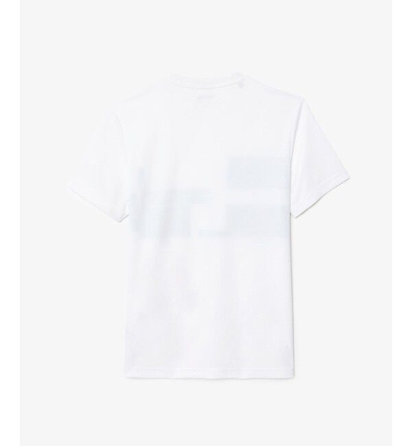 LACOSTE「UPF50＋ UVカット 『ノバク・ジョコビッチ』コートプリント ウルトラドライ 半袖Tシャツ」|Tシャツ・カットソー|