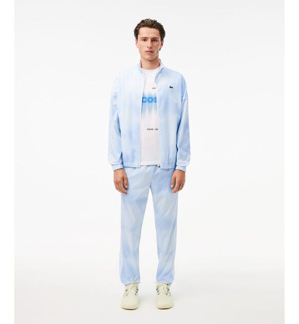 LACOSTE「吸水速乾『ダニール・メドベージェフ』ネームグラフィックTシャツ」|Tシャツ・カットソー|