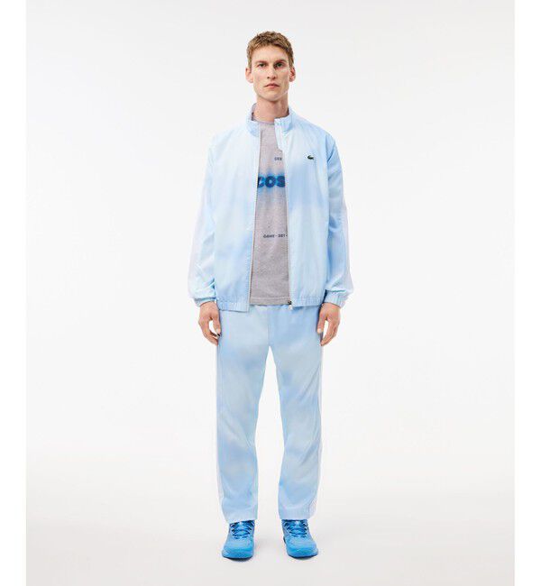 LACOSTE「吸水速乾『ダニール・メドベージェフ』ネームグラフィックTシャツ」|Tシャツ・カットソー|