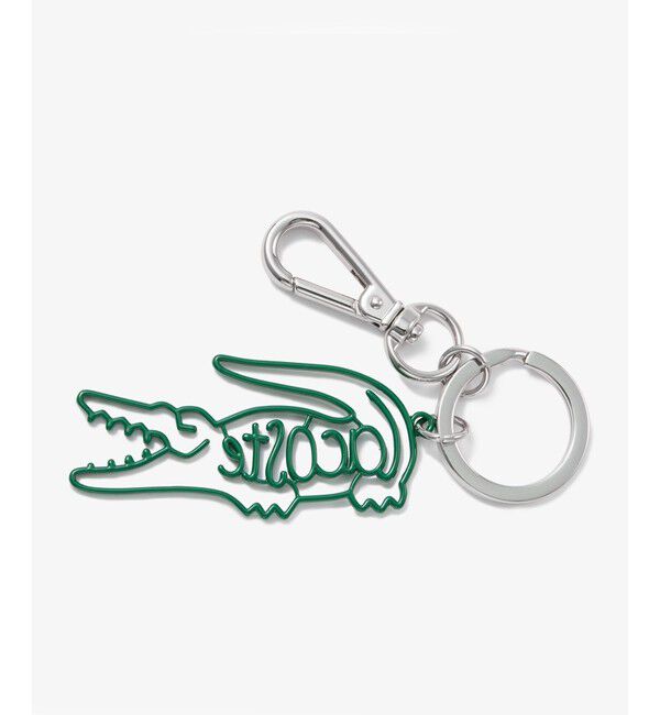 LACOSTE「ネームワニロゴキーホルダー」|チャーム・キーホルダー|