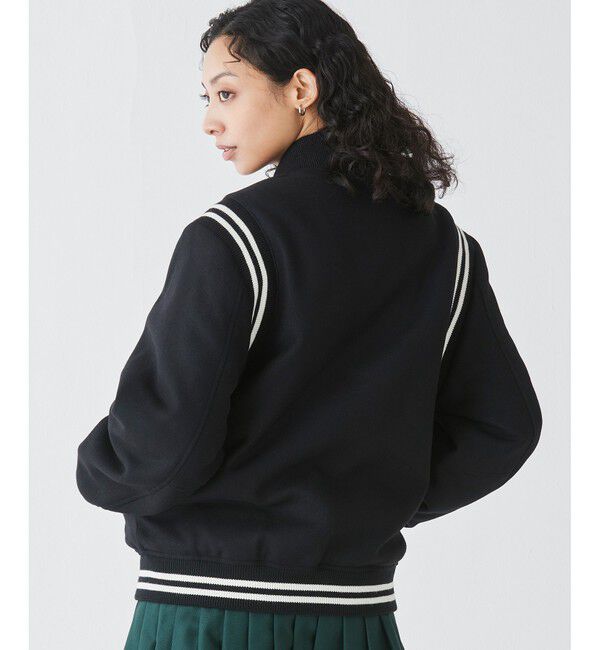 LACOSTE「ウールバーシティジャケット / ウールスタジャン 中綿ブルゾン」|ブルゾン・スタジャン|