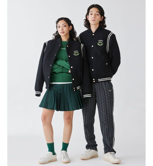 LACOSTE「ウールバーシティジャケット / ウールスタジャン 中綿ブルゾン」|ブルゾン・スタジャン|