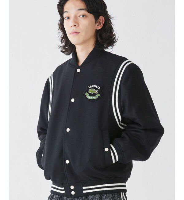 LACOSTE「ウールバーシティジャケット / ウールスタジャン 中綿ブルゾン」|ブルゾン・スタジャン|