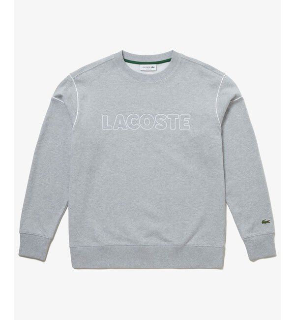 LACOSTE「アウトラインネームステッチクルーネックスウェット トレーナー」|スウェット・ジャージ|