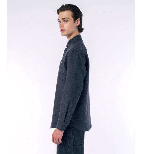 LACOSTE「無地 フラワーカモフラ柄 リバーシブルレギュラーカラーシャツ」|シャツ・ブラウス|