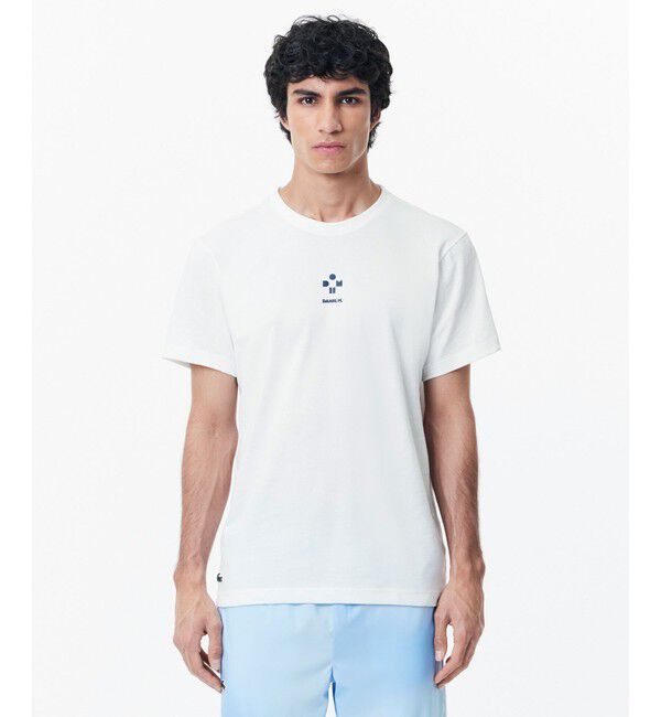 LACOSTE「『ダニール・メドベージェフ』シグネチャープリントドライTシャツ」|Tシャツ・カットソー|