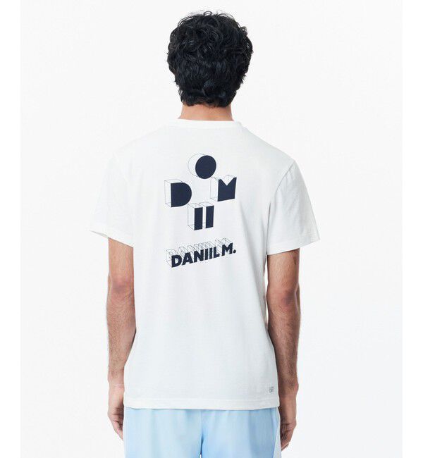 LACOSTE「『ダニール・メドベージェフ』シグネチャープリントドライTシャツ」|Tシャツ・カットソー|