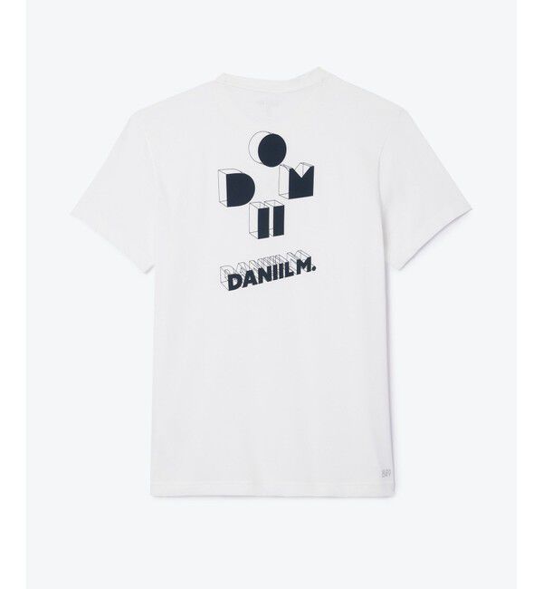 LACOSTE「『ダニール・メドベージェフ』シグネチャープリントドライTシャツ」|Tシャツ・カットソー|