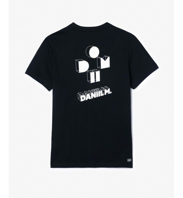 LACOSTE「『ダニール・メドベージェフ』シグネチャープリントドライTシャツ」|Tシャツ・カットソー|