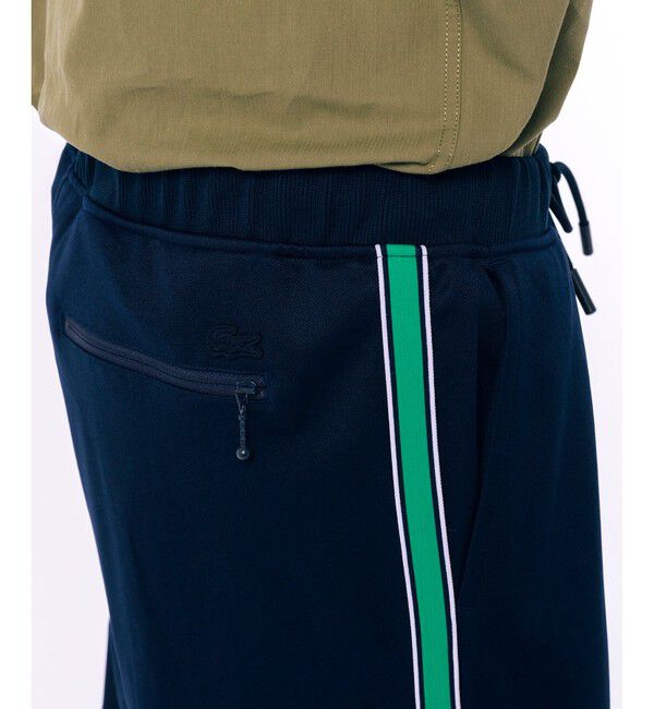 LACOSTE「サイドラインスウェットトラックパンツ」|チノ|