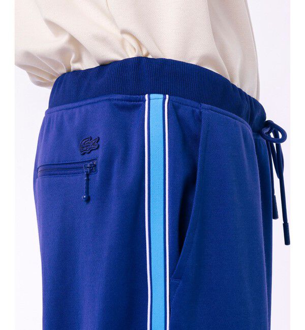 LACOSTE「サイドラインスウェットトラックパンツ」|チノ|