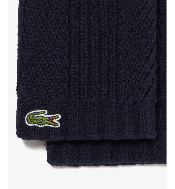 LACOSTE「コンビ・ニッティングアームカバー」|手袋|