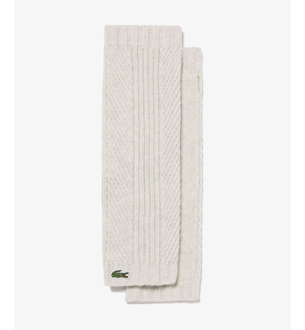 LACOSTE「コンビ・ニッティングアームカバー」|手袋|