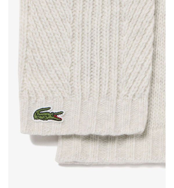 LACOSTE「コンビ・ニッティングアームカバー」|手袋|