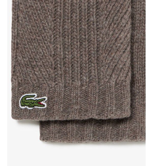 LACOSTE「コンビ・ニッティングアームカバー」|手袋|