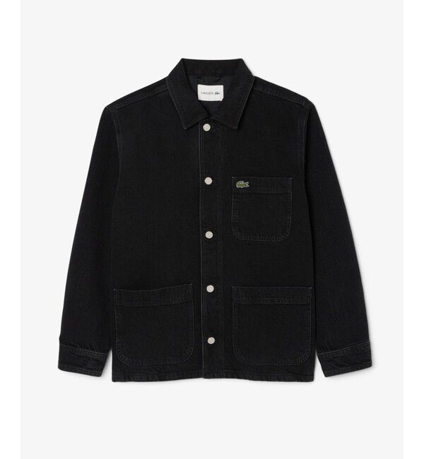 LACOSTE「ヘビーオンスデニムジャケット」|シャツ・ブラウス|ブラック