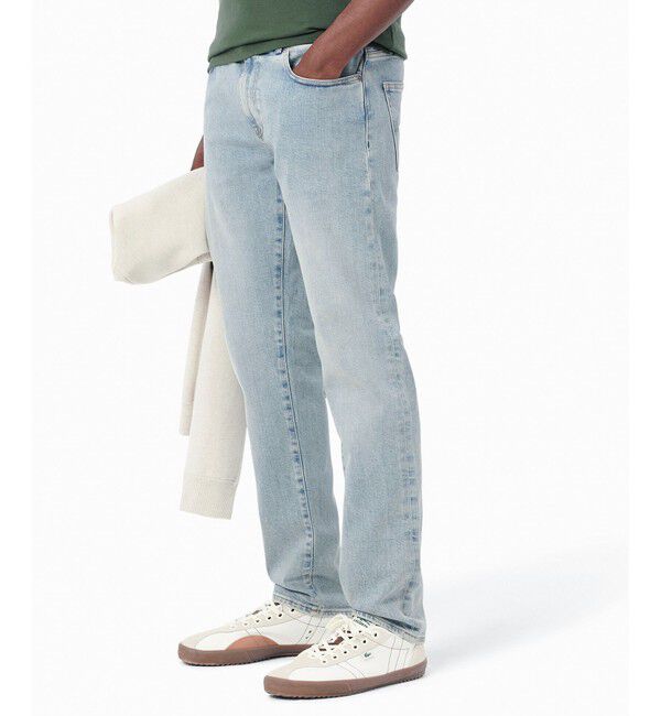 LACOSTE「スリムフィットデニムパンツ」|デニム|ライトインディゴブル