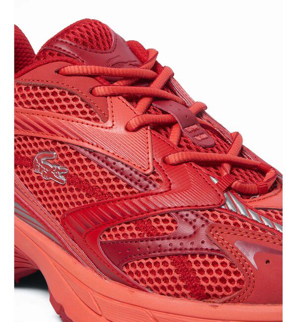 LACOSTE「メンズ L003 NEO SHOT 125 1 SMA ビッグメッシュ ハイテクスニーカー」|スニーカー|