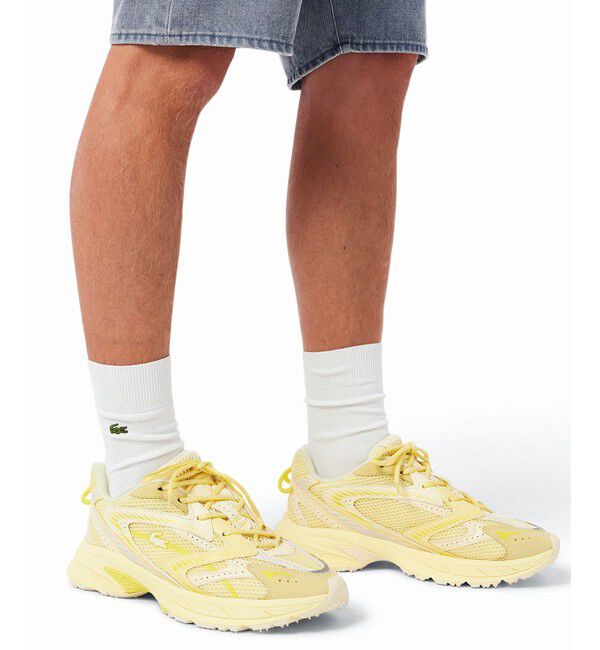 LACOSTE「メンズ L003 NEO SHOT 125 1 SMA ビッグメッシュ ハイテクスニーカー」|スニーカー|