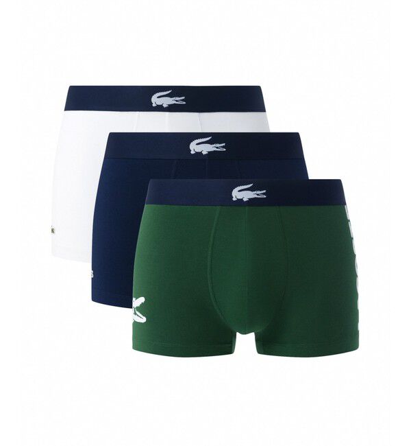 LACOSTE「３パックストレッチコットントランクボクサーショーツ / ボクサーパンツ」|インナー|